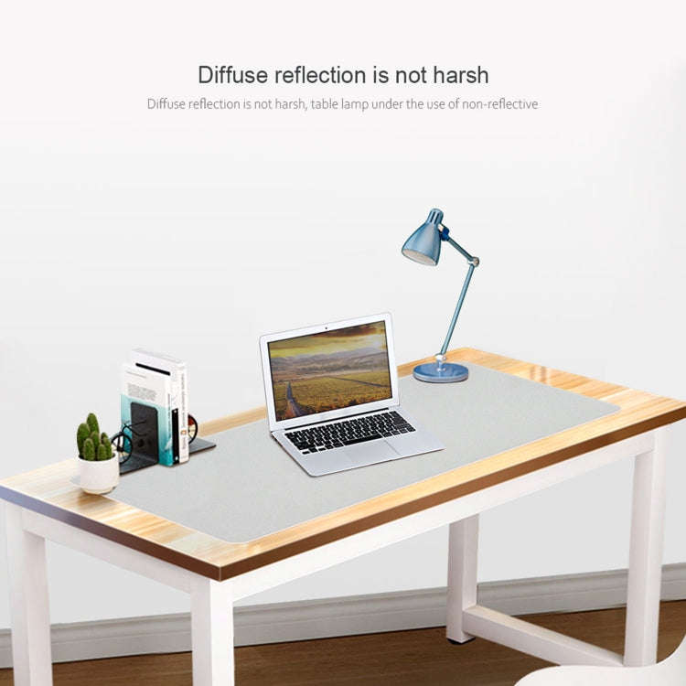 ZD01 Double-sided PU Mouse Pad Table Mat, Size: 90 x 40cm(Mint Green + Sky Blue)