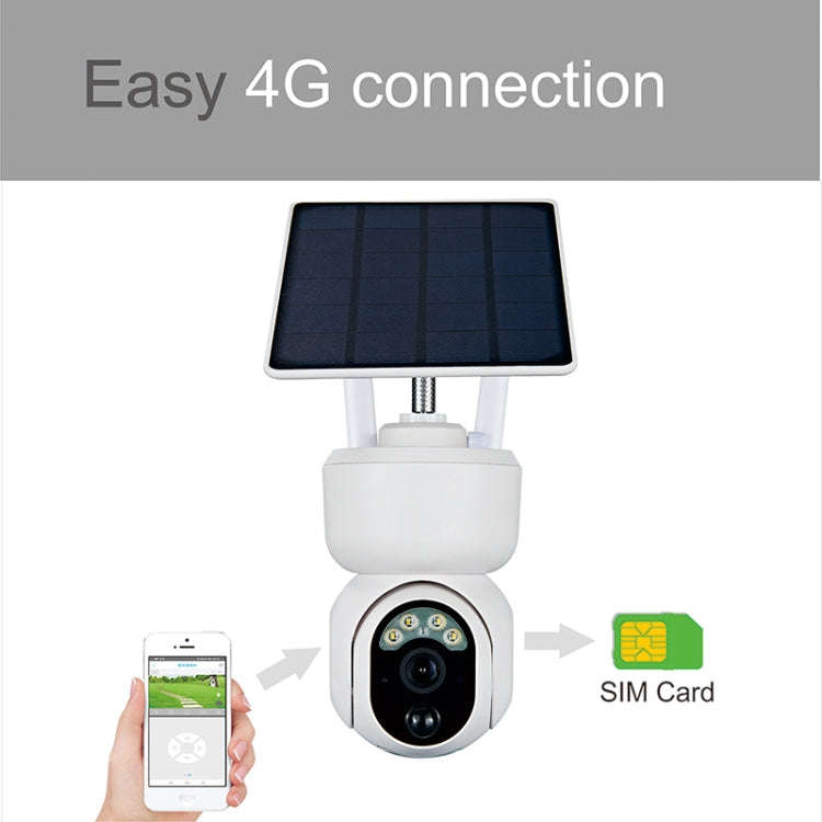 T24 1080P IP65 Waterproof Solar Smart PTZ Camera, Support Full-color Night Vision & Two-way Voice...