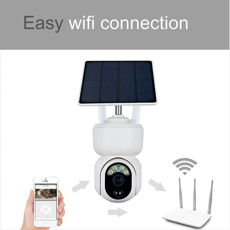 T24 1080P IP65 Waterproof Solar Smart PTZ Camera, Support Full-color Night Vision & Two-way Voice...