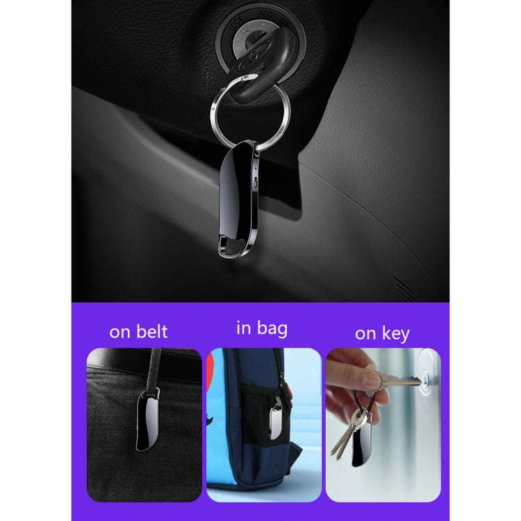 V11 Portable Keychain HD Recording Pen Voice Recorder, Capacity:32GB(Black)