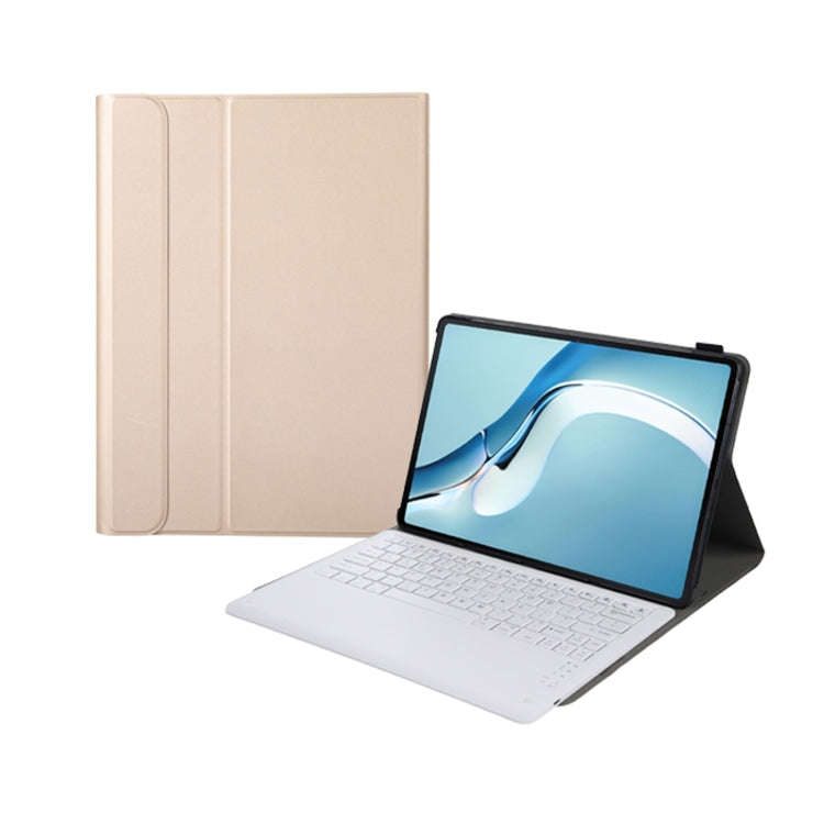 A126 For Huawei MatePad Pro 12.6 2021 Sheep Texture Ultra-thin Bluetooth Keyboard Horizontal Flip...