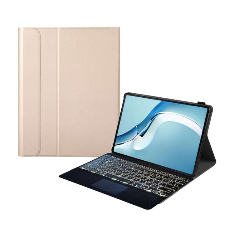 A126-AS For Huawei MatePad Pro 12.6 2021 Sheep Texture Ultra-thin Backlight Bluetooth Keyboard Ho...
