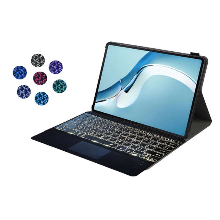 A126-AS For Huawei MatePad Pro 12.6 2021 Sheep Texture Ultra-thin Backlight Bluetooth Keyboard Ho...