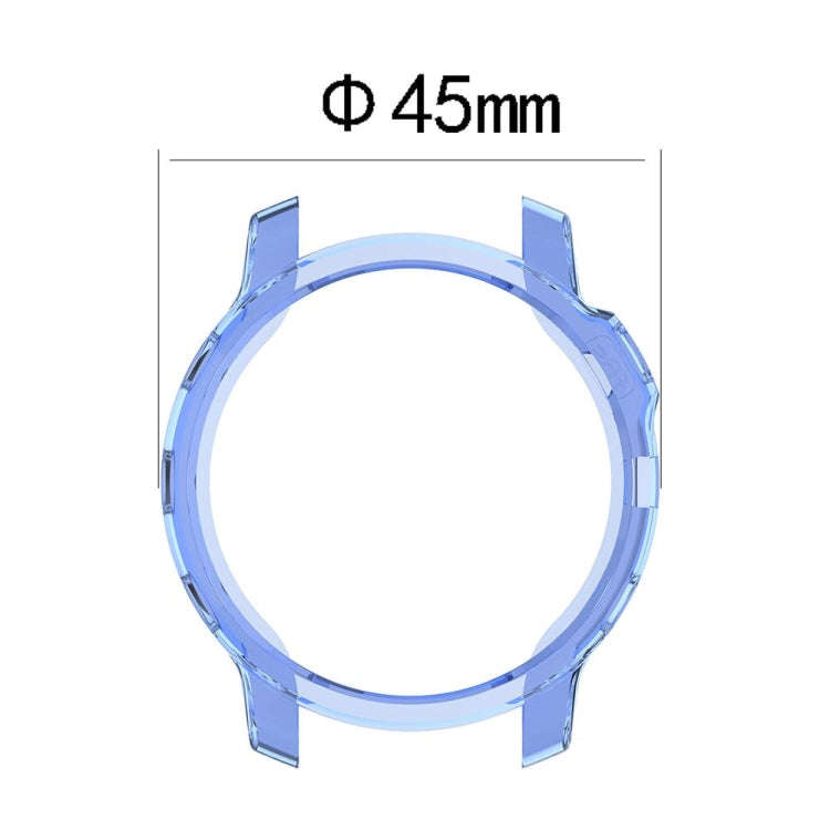 For Garmin Fenix 6S / 6S Pro Smart Watch Half Coverage TPU Protective Case(Transparent Black)