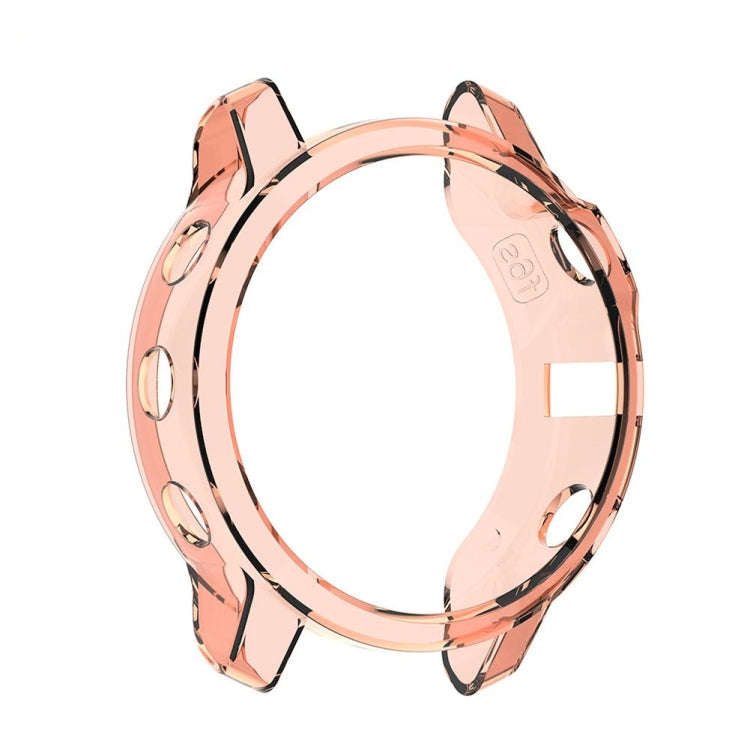 For Garmin Fenix 6S / 6S Pro Smart Watch Half Coverage TPU Protective Case(Transparent Orange)