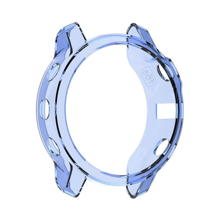 For Garmin Fenix 6S / 6S Pro Smart Watch Half Coverage TPU Protective Case(Transparent Blue)