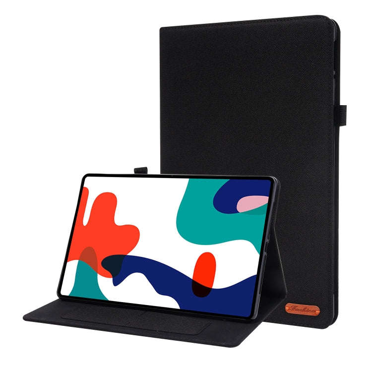 For Huawei MatePad Pro 12.6 2021 Horizontal Flip TPU + Fabric PU Leather Protective Case with Nam...