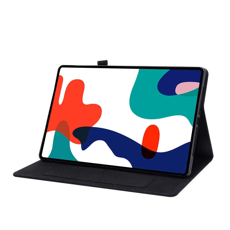 For Huawei MatePad Pro 12.6 2021 Horizontal Flip TPU + Fabric PU Leather Protective Case with Nam...