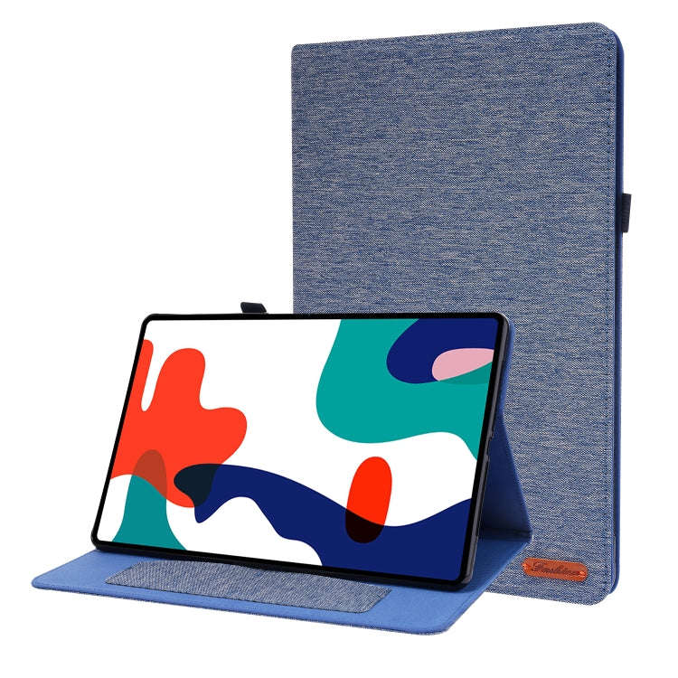 For Huawei MatePad Pro 12.6 2021 Horizontal Flip TPU + Fabric PU Leather Protective Case with Nam...