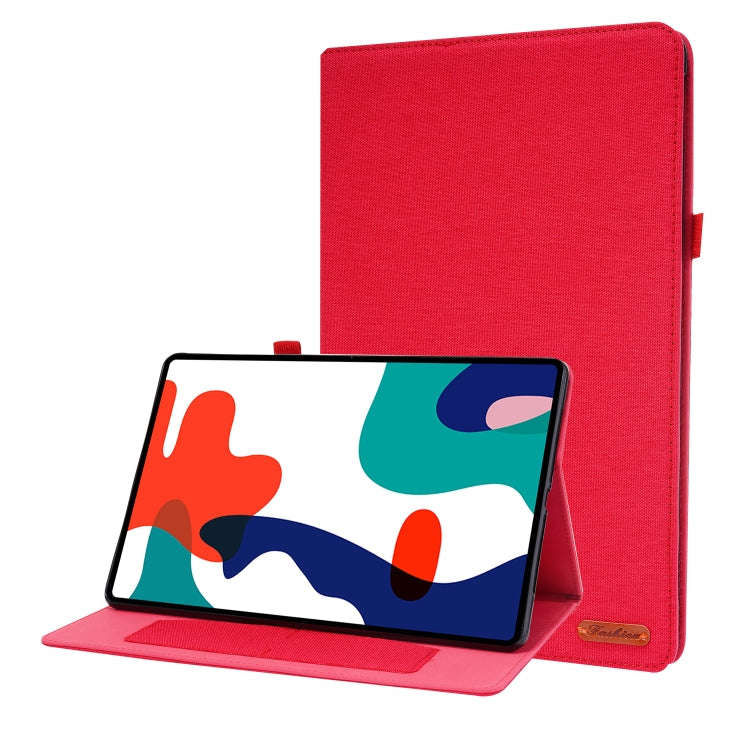 For Huawei MatePad Pro 12.6 2021 Horizontal Flip TPU + Fabric PU Leather Protective Case with Nam...