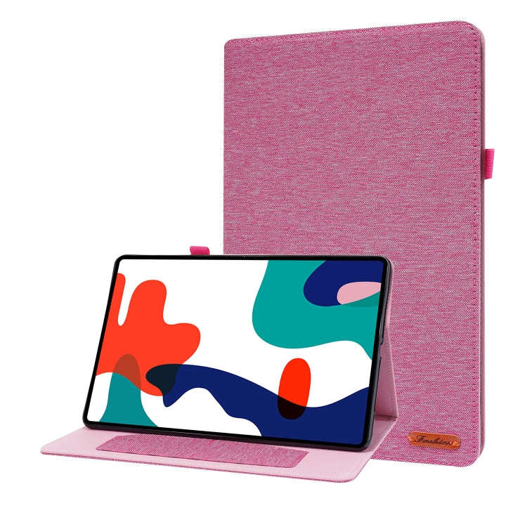 For Huawei MatePad Pro 12.6 2021 Horizontal Flip TPU + Fabric PU Leather Protective Case with Nam...