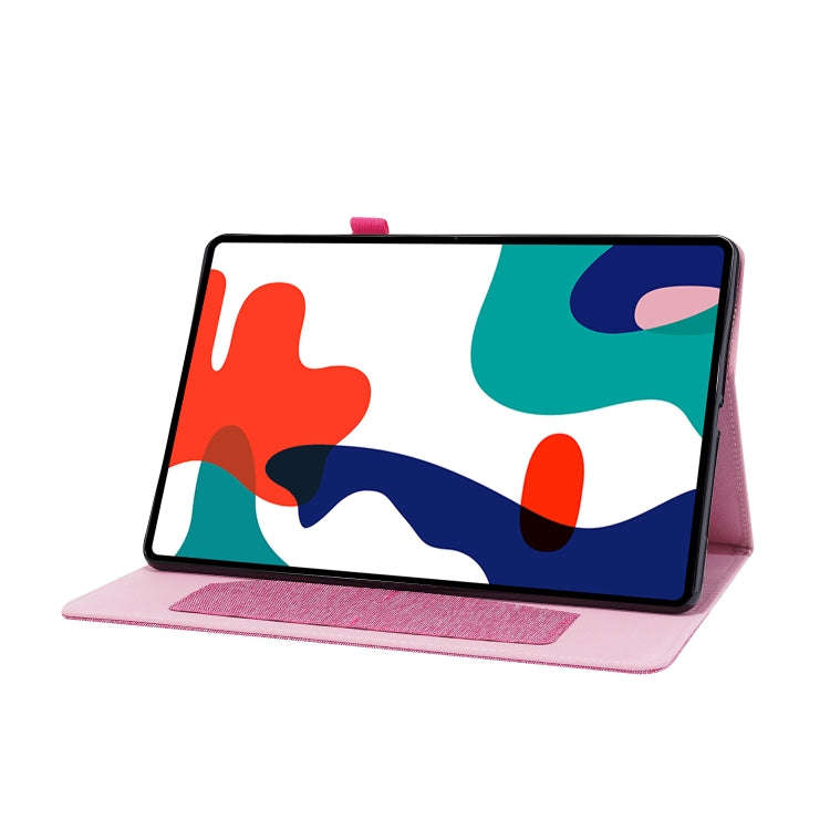 For Huawei MatePad Pro 12.6 2021 Horizontal Flip TPU + Fabric PU Leather Protective Case with Nam...