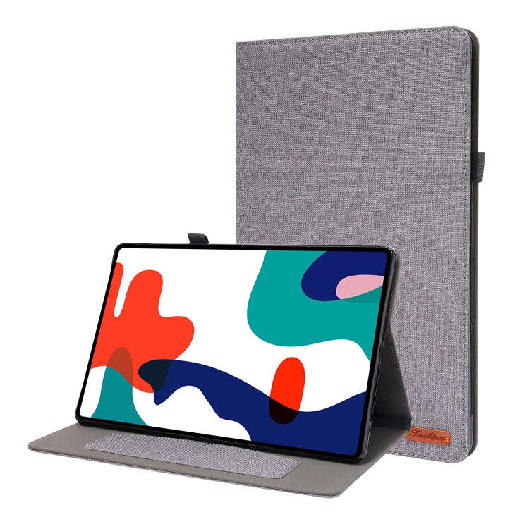 For Huawei MatePad Pro 12.6 2021 Horizontal Flip TPU + Fabric PU Leather Protective Case with Nam...
