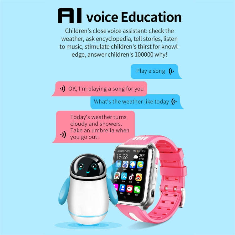W5 1.54 inch Full-fit Screen Dual Cameras Smart Phone Watch, Support SIM Card / GPS Tracking / Re...