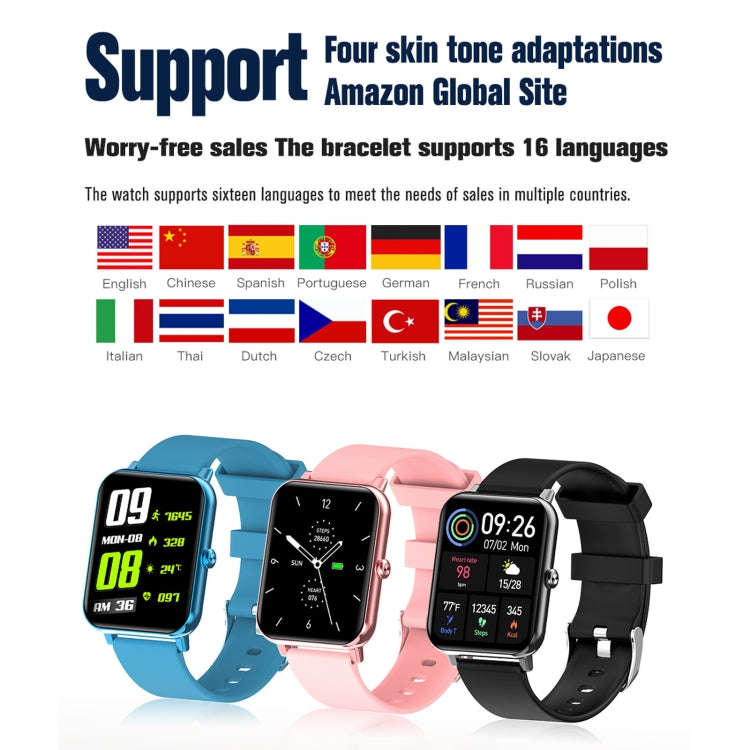 F15 Pro 1.69 inch TFT Screen IP67 Waterproof Smart Watch, Support Body Temperature Monitoring / S...