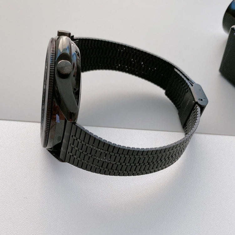 22mm Seven-beads Small Waist Steel Watch Band(Silver)