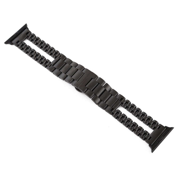 For Apple Watch Series 7 45mm / 6 & SE & 5 & 4 44mm / 3 & 2 & 1 42mm Stainless Steel Watch Band(B...
