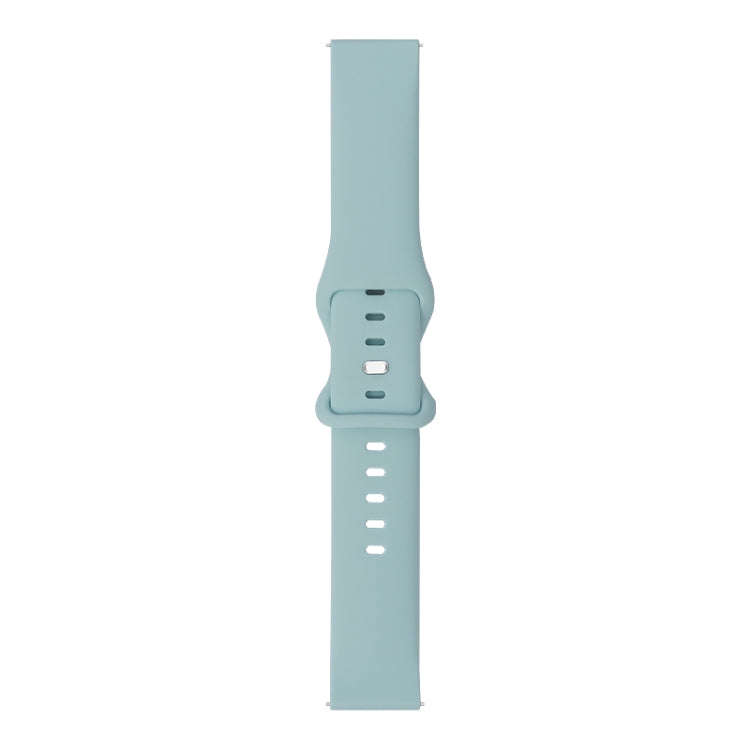 For Honor Magic Watch 2 46mm 8-buckle Silicone Watch Band(Sky Blue)
