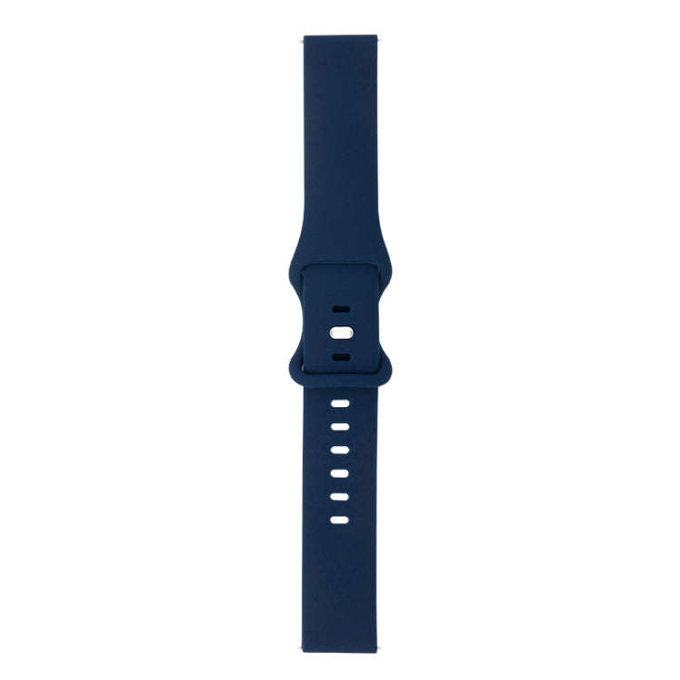 For Honor Magic Watch 2 46mm 8-buckle Silicone Watch Band(Midnight Blue)
