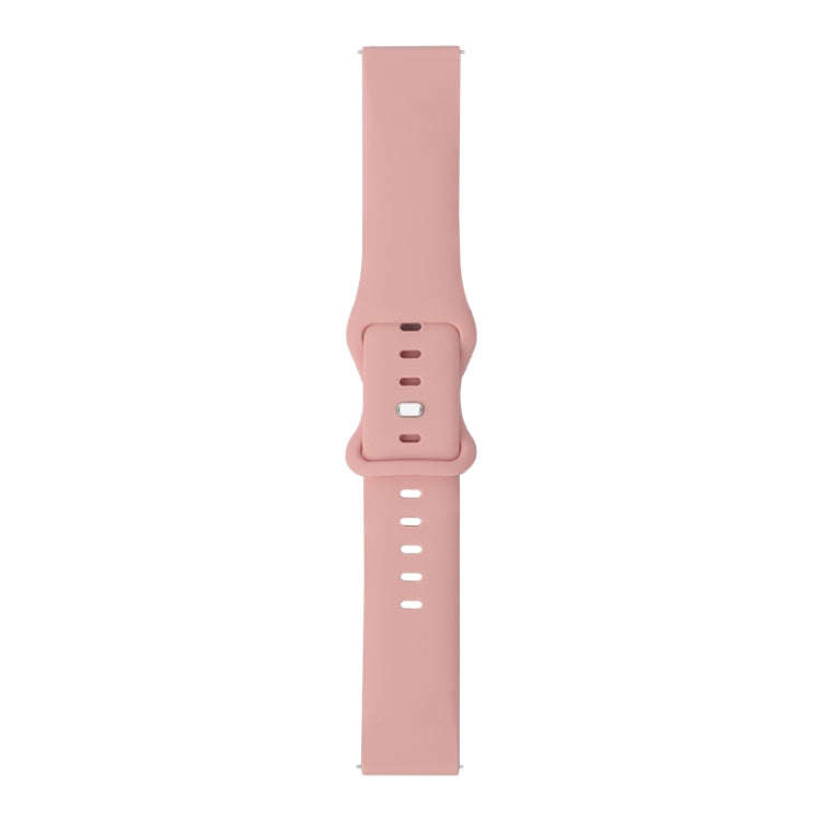 For Amazfit GTR 42mm 8-buckle Silicone Watch Band(Pink Sand)