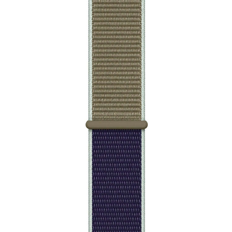 For Apple Watch Series 7 41mm / 6 & SE & 5 & 4 40mm / 3 & 2 & 1 38mm Color Matching Nylon Watch B...