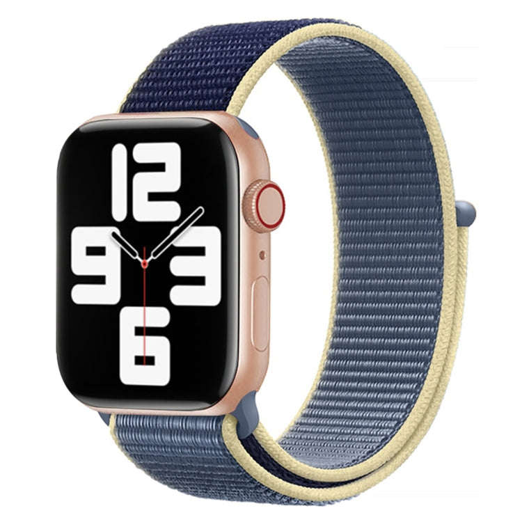 For Apple Watch Series 7 41mm / 6 & SE & 5 & 4 40mm / 3 & 2 & 1 38mm Color Matching Nylon Watch B...