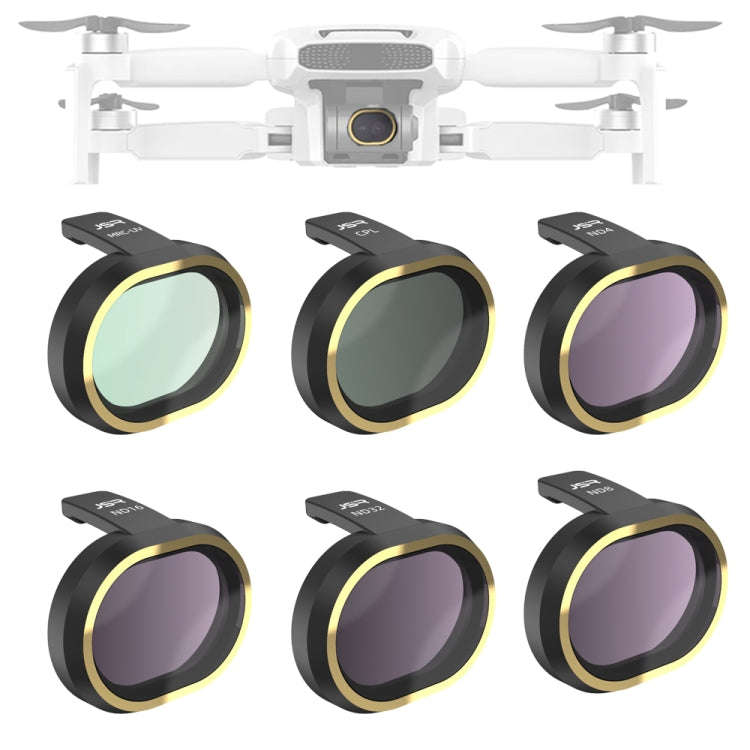 JSR for FiMi X8 mini Drone 6 in 1 UV + CPL + ND4 + ND8 + ND16 + ND32 Lens Filter Kit