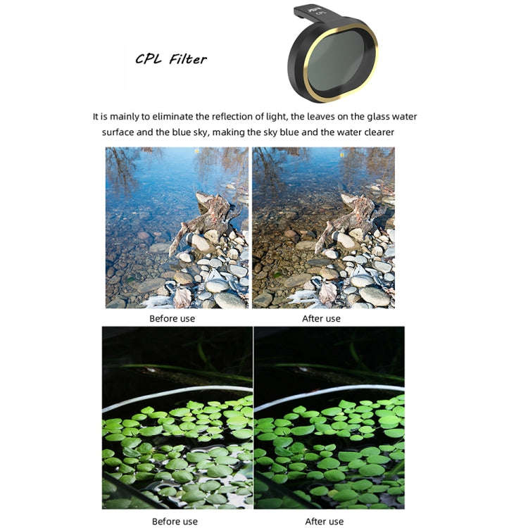 JSR for FiMi X8 mini Drone 8 in 1 UV + CPL + ND8 + ND16 + ND32 + STAR + NIGHT Lens Filter Kit