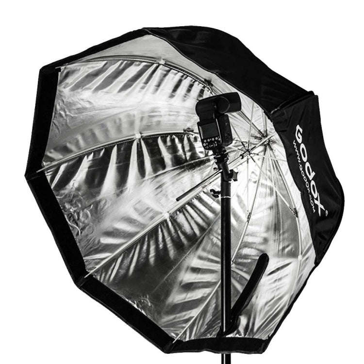 Godox Photo Studio Portable Octagon Speedlite Umbrella Softbox Reflector, Size:95cm