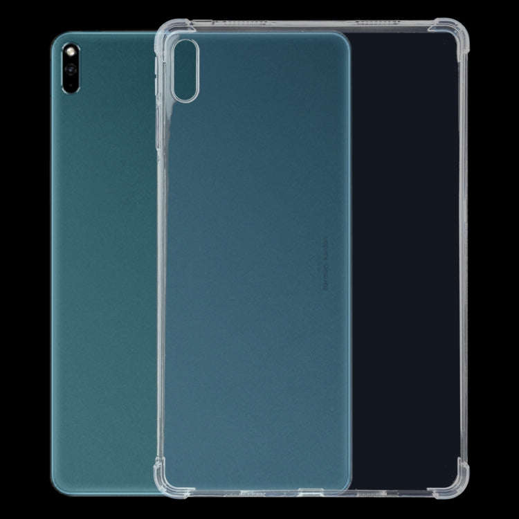 For Huawei MatePad 11 3mm Four-corner Shockproof Transparent TPU Case(Transparent)