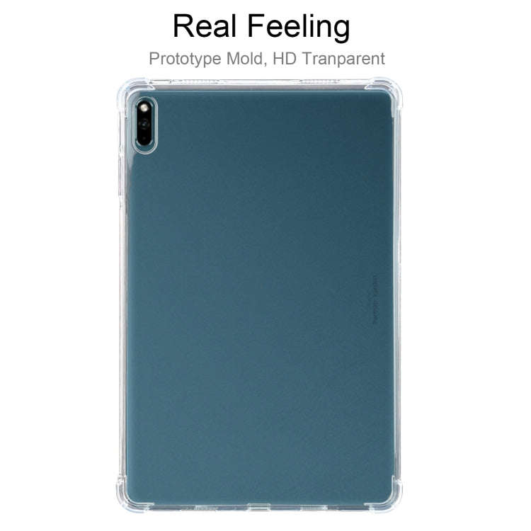 For Huawei MatePad 11 3mm Four-corner Shockproof Transparent TPU Case(Transparent)