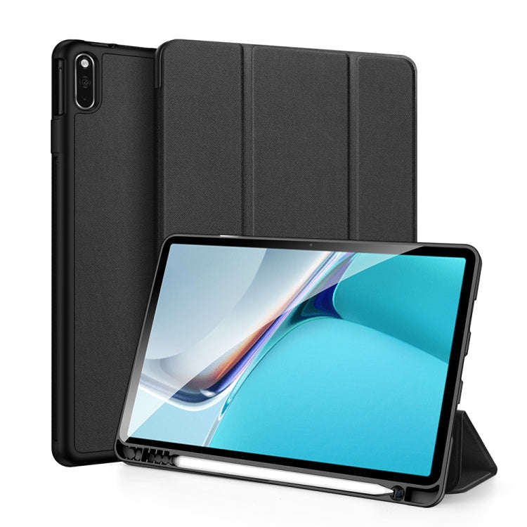 For Huawei MatePad 11 2021 DUX DUCIS Domo Series Horizontal Flip Magnetic PU Leather Case with Th...