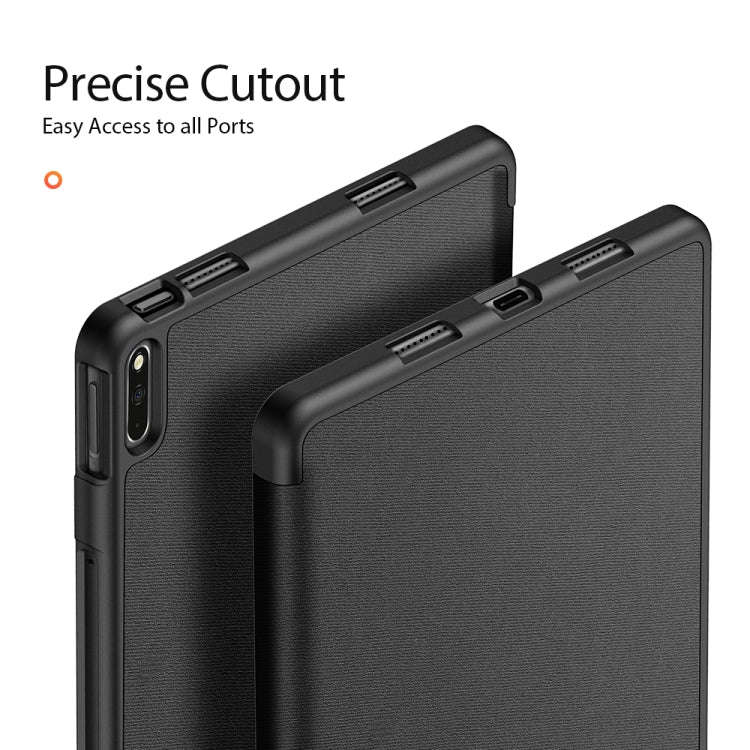 For Huawei MatePad 11 2021 DUX DUCIS Domo Series Horizontal Flip Magnetic PU Leather Case with Th...