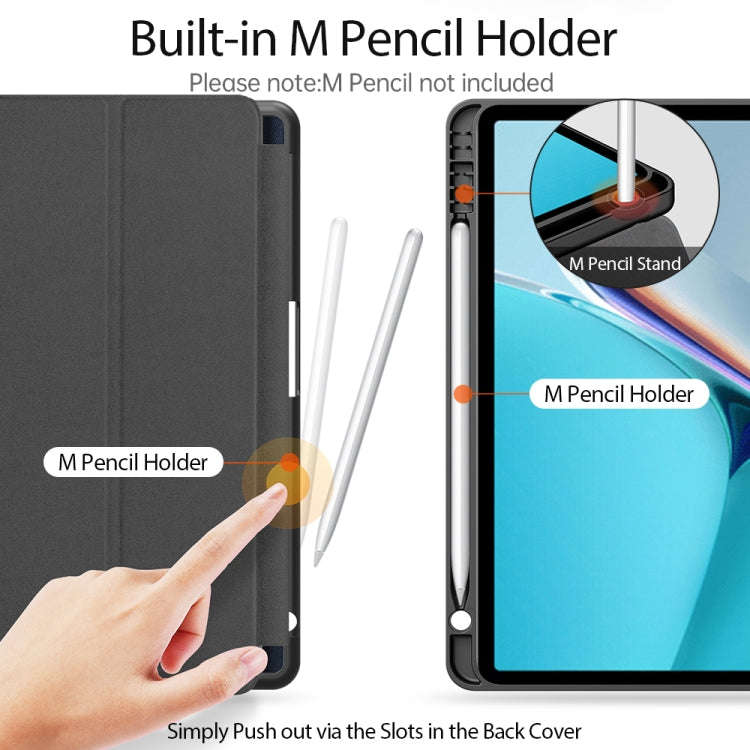 For Huawei MatePad 11 2021 DUX DUCIS Domo Series Horizontal Flip Magnetic PU Leather Case with Th...