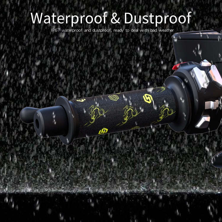 WUPP CS-974B1 Motorcycle Modified Hook and Loop Fastener Intelligent Electric Heating Hand Cover ...