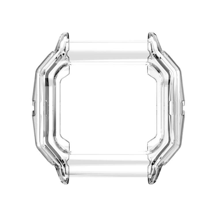 For Amazfit Neo TPU Half-pack Candy Color Protective Case(Transparent)