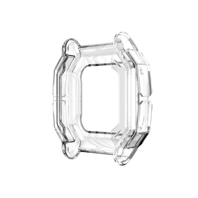 For Amazfit Neo TPU Half-pack Candy Color Protective Case(Transparent)