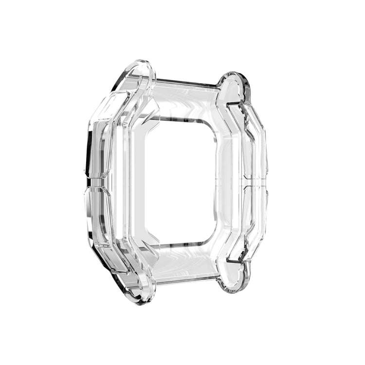For Amazfit Neo TPU Half-pack Candy Color Protective Case(Transparent)