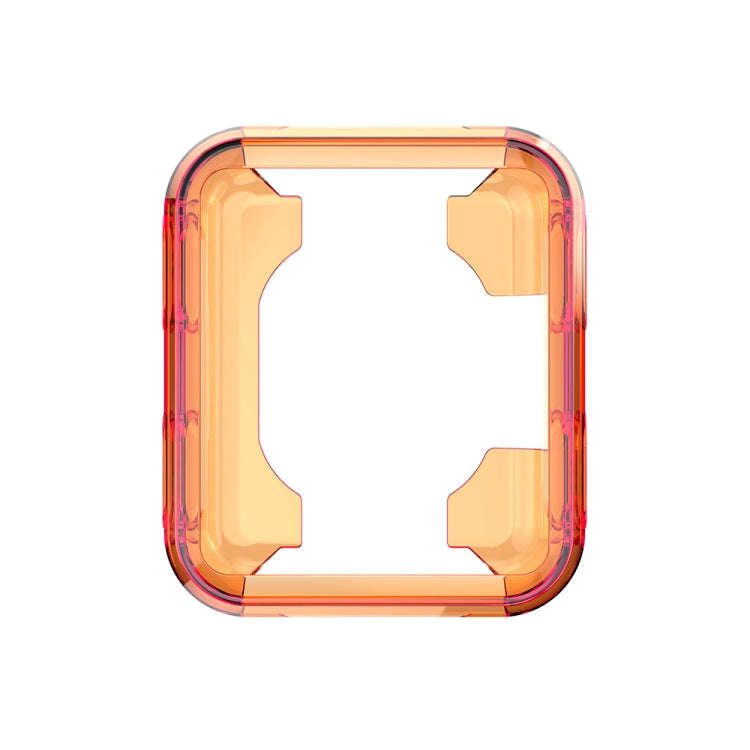 For Garmin Forerunner 35 / 30 TPU Half-pack Candy Color Protective Case(Transparent Orange)