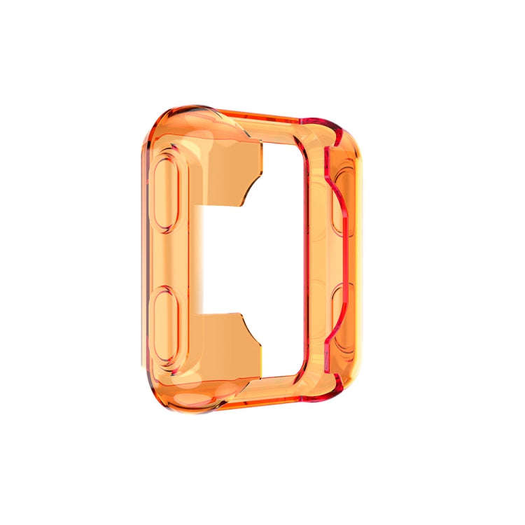 For Garmin Forerunner 35 / 30 TPU Half-pack Candy Color Protective Case(Transparent Orange)