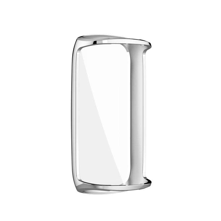 For Fitbit Luxe Full Coverage TPU Electroplating Protective Case Cover(Silver)