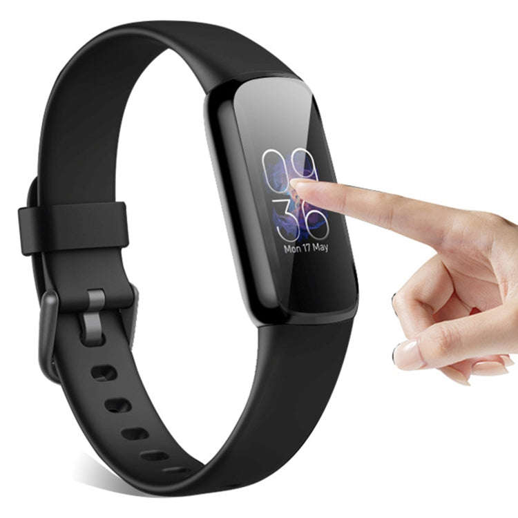 For Fitbit Luxe Full Coverage TPU Electroplating Protective Case Cover(Gold)