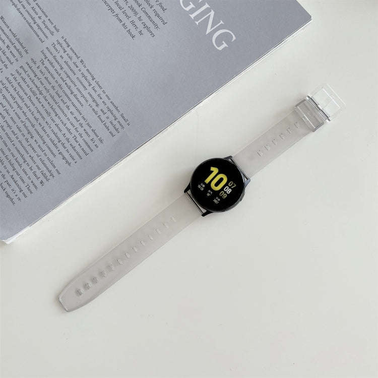 For Samsung Galaxy Watch Active 2/Garmin Venu 20mm Universal Discoloration in Sun Silicone Watch ...