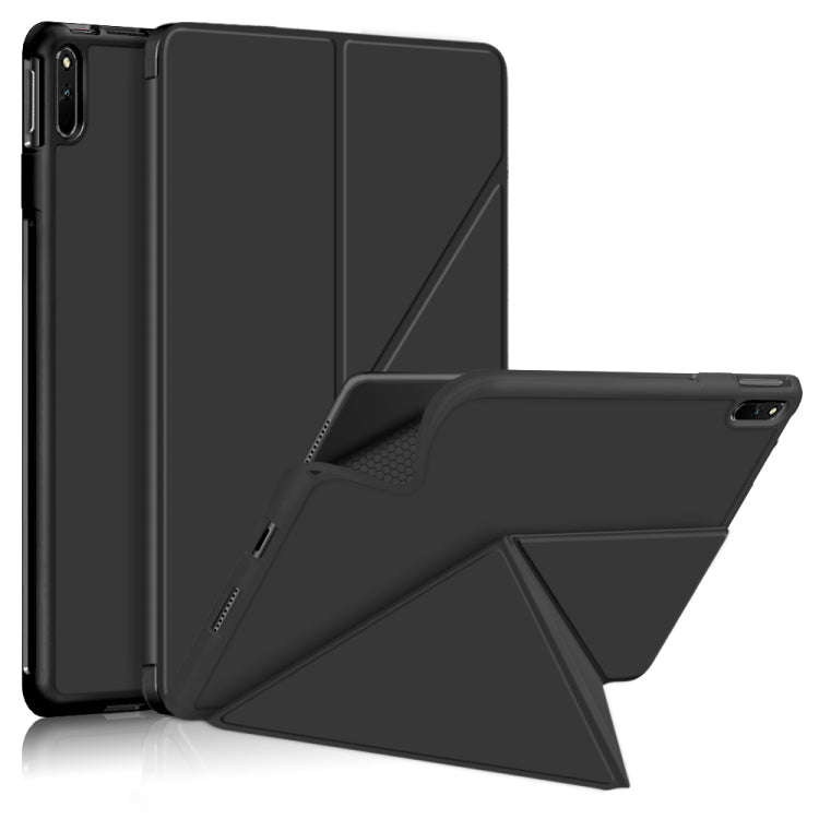 For Huawei MatePad 11 2021 Multi-folding Horizontal Flip PU Leather Shockproof Case with Holder &...