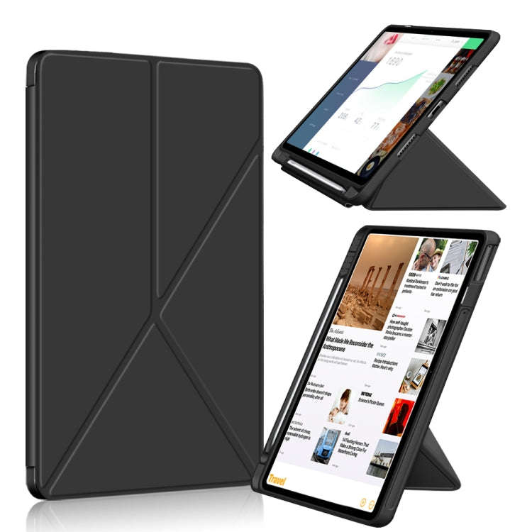 For Huawei MatePad 11 2021 Multi-folding Horizontal Flip PU Leather Shockproof Case with Holder &...