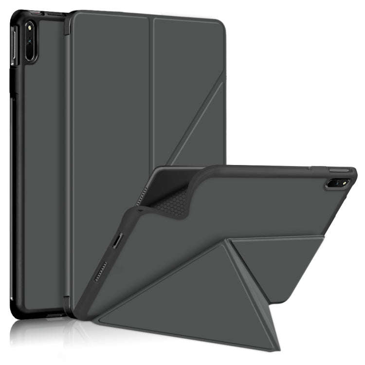 For Huawei MatePad 11 2021 Multi-folding Horizontal Flip PU Leather Shockproof Case with Holder &...
