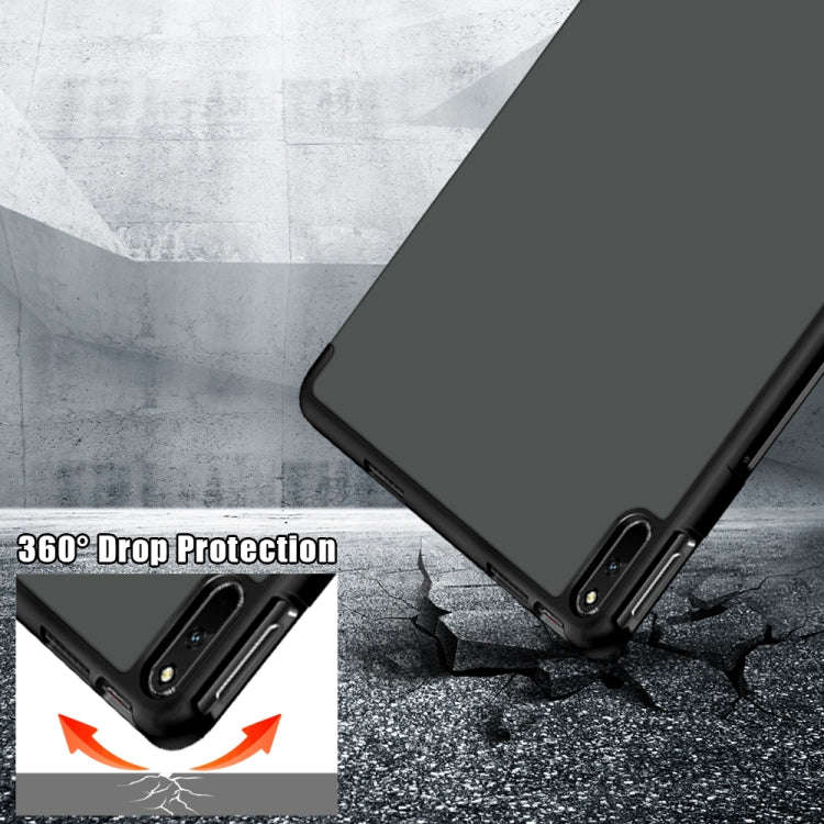For Huawei MatePad 11 2021 Multi-folding Horizontal Flip PU Leather Shockproof Case with Holder &...