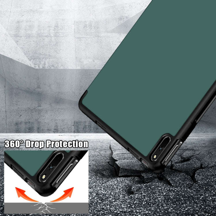 For Huawei MatePad 11 2021 Multi-folding Horizontal Flip PU Leather Shockproof Case with Holder &...