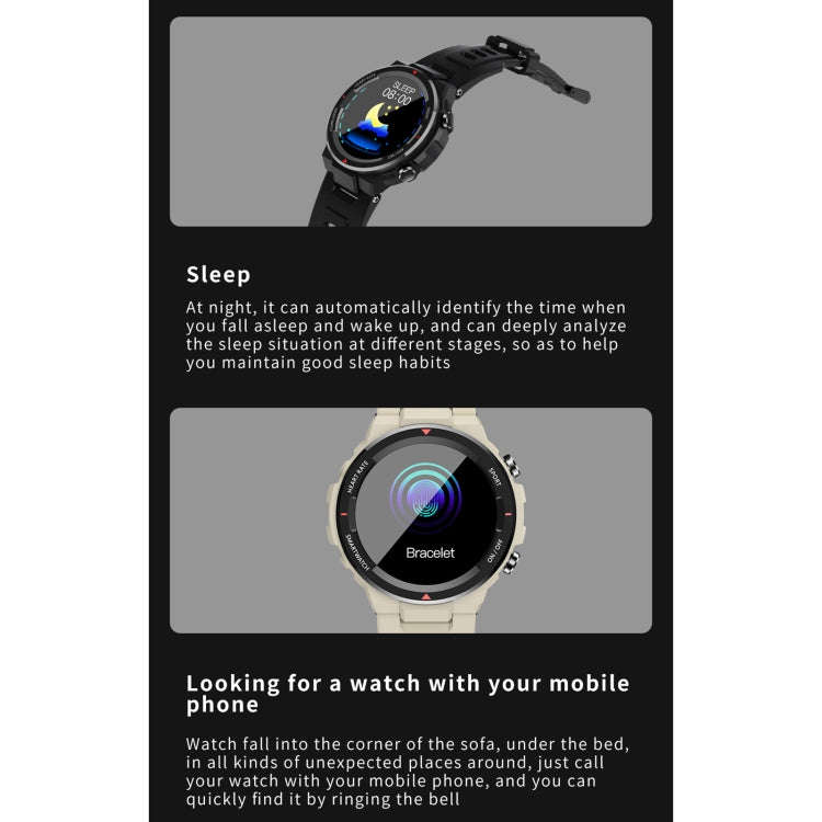 Q70C 1.28 inch TFT Touch Screen Bluetooth 5.0 IP67 Waterproof Smart Watch, Support Sleep Monitori...