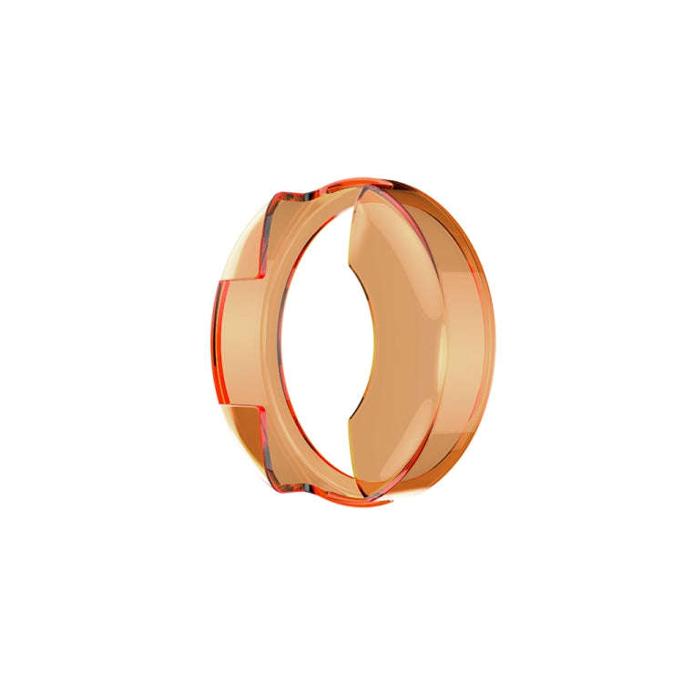 For Garmin Lily TPU Half-pack Candy Color Protective Case(Transparent Orange)